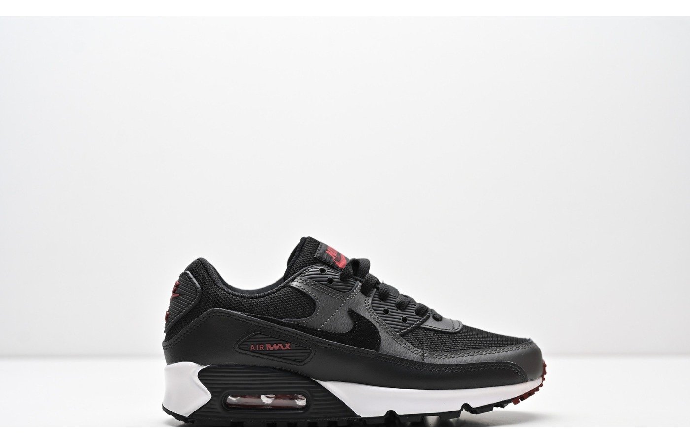 Nike Air Max 90 – Noir Gris et Bordeaux