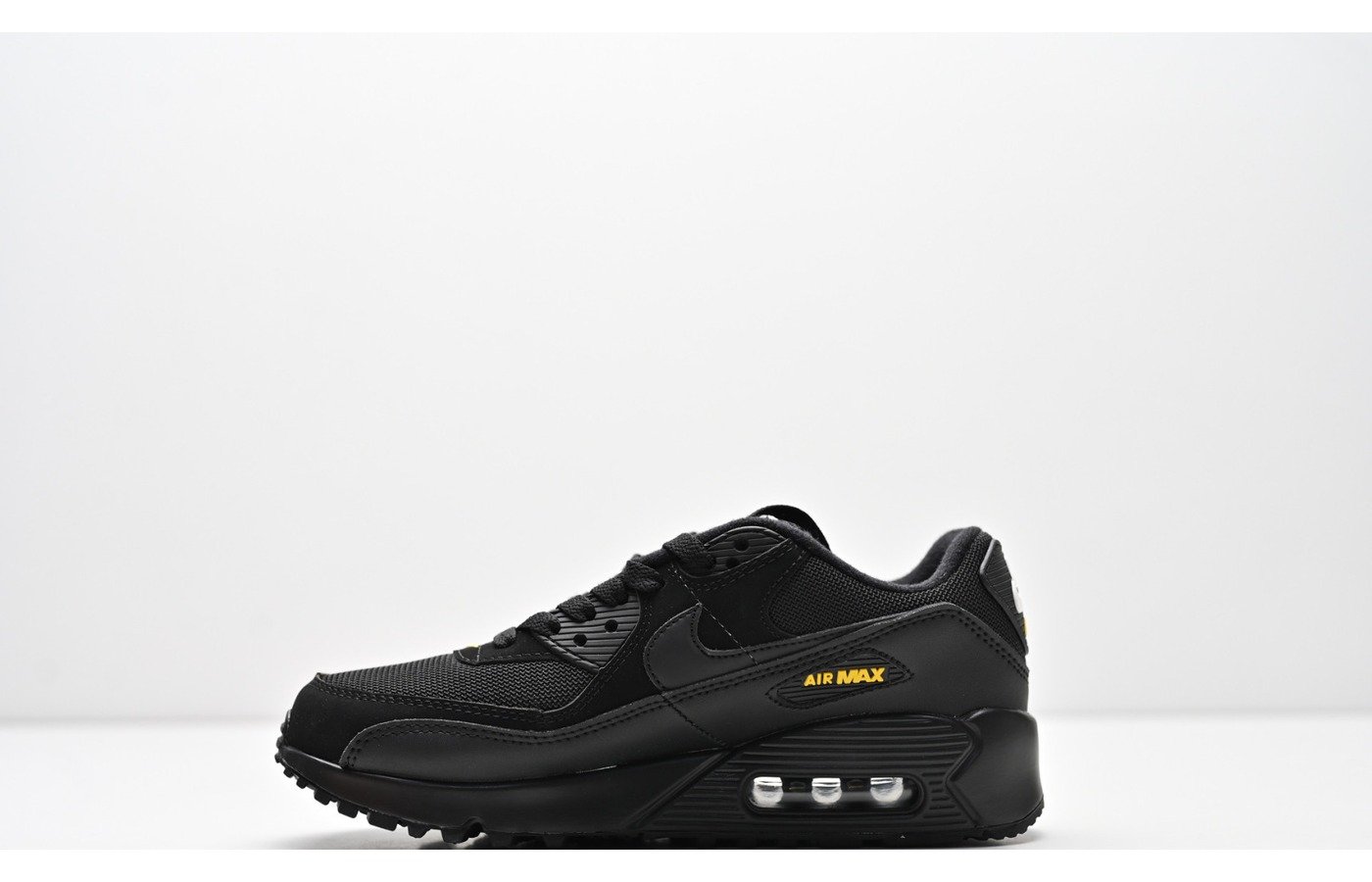 Nike Air Max 90 – Noir Logo Jaune