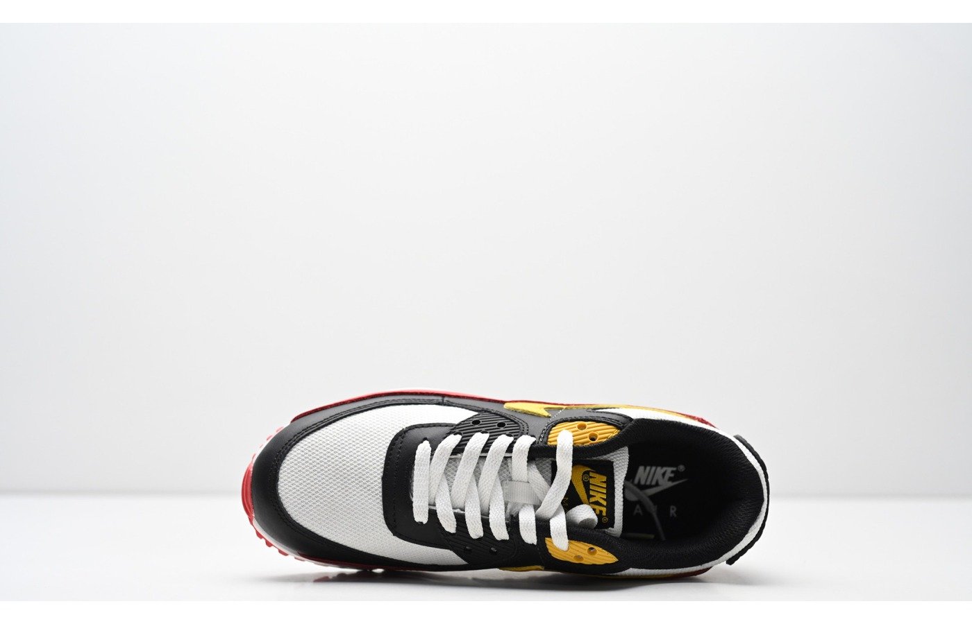 Nike Air Max 90 – Rouge Noir Jaune et Blanc
