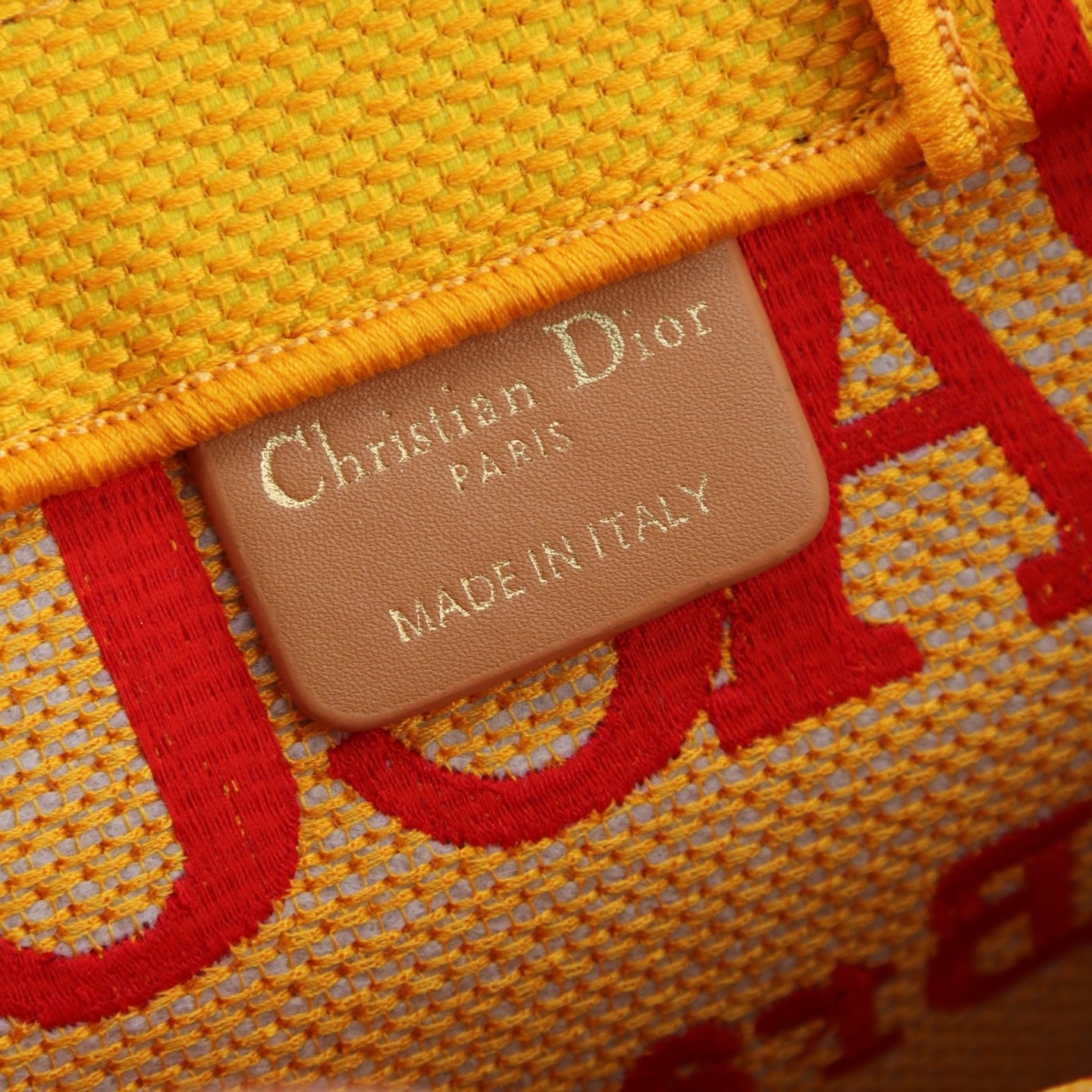 Dior Book Tote Dracula – Orange et rouge