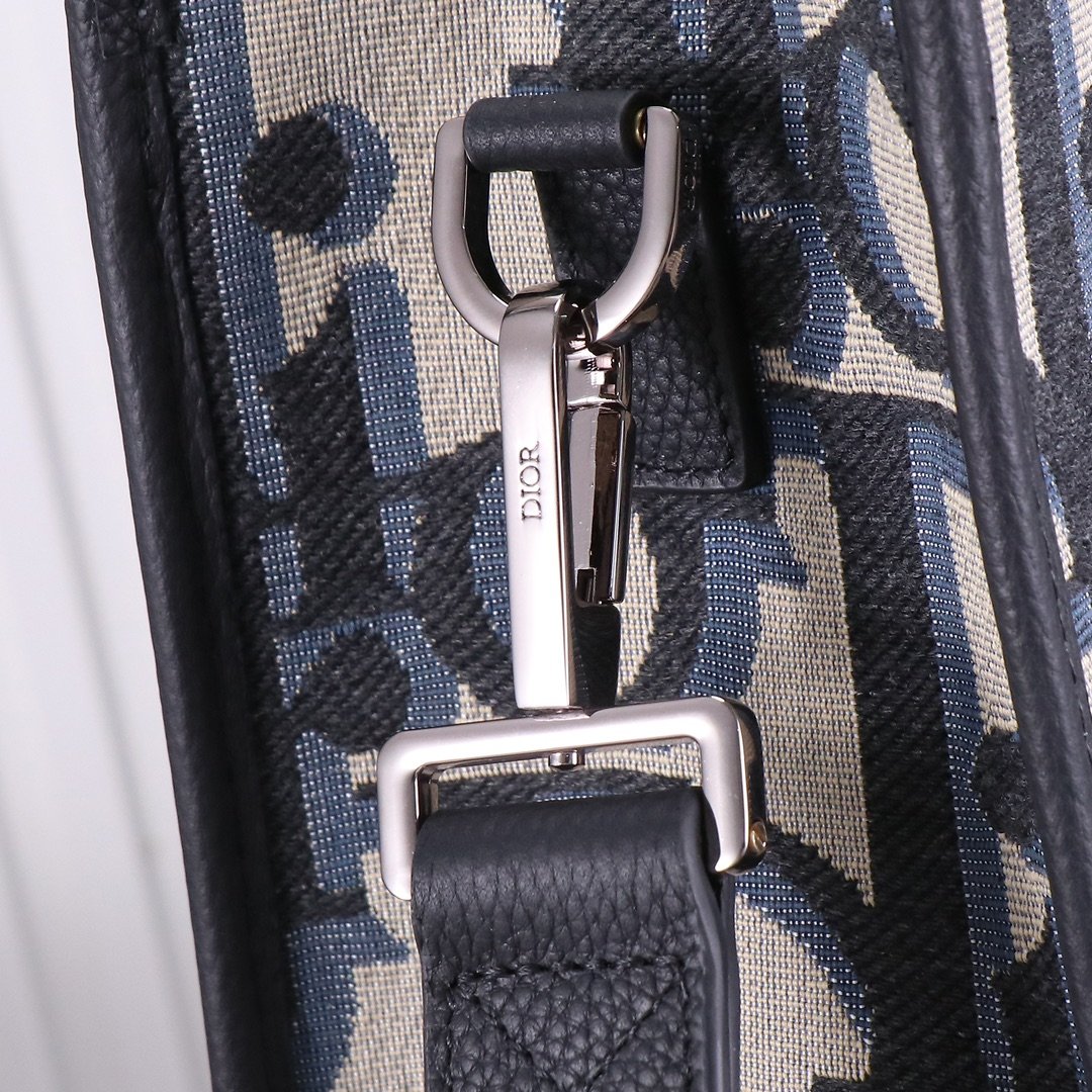 Dior Book Tote Homme Oblique – Gris et noir
