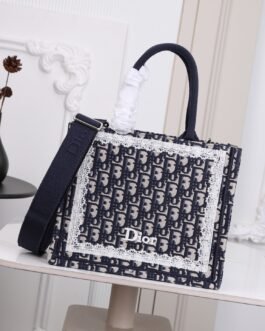 Dior Book Tote Oblique – Noir