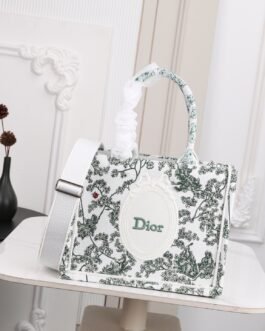 Dior Book Tote Toile de Jouy – Vert