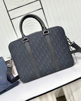 Dior Briefcase Dior Oblique – Noir