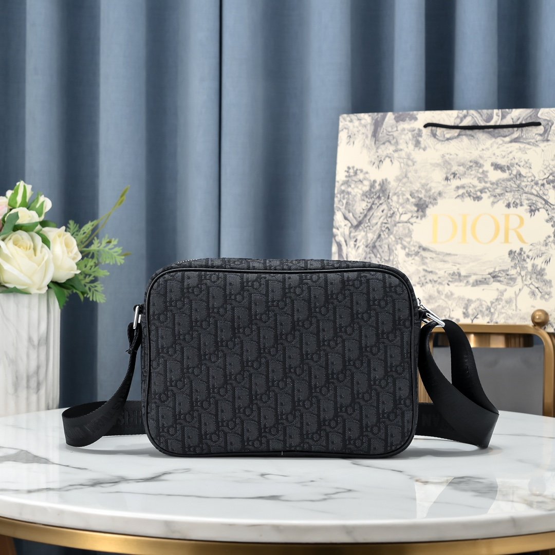 Dior Camera Bag jacquard – Noir