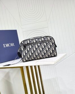 Dior Camera Bag Oblique compact – Noir et gris