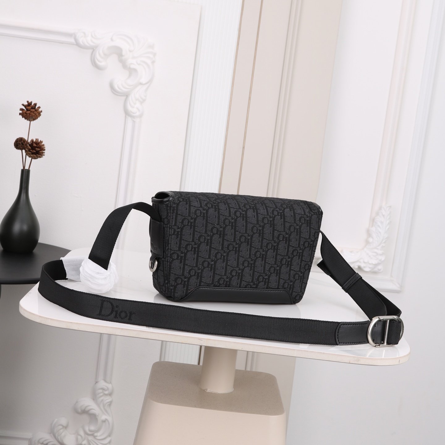 Dior Messenger compact – Noir