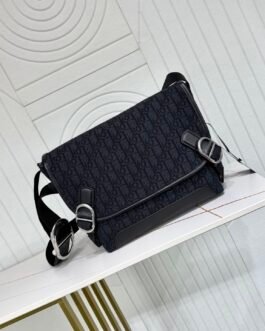 Dior Messenger Oblique compact – Noir