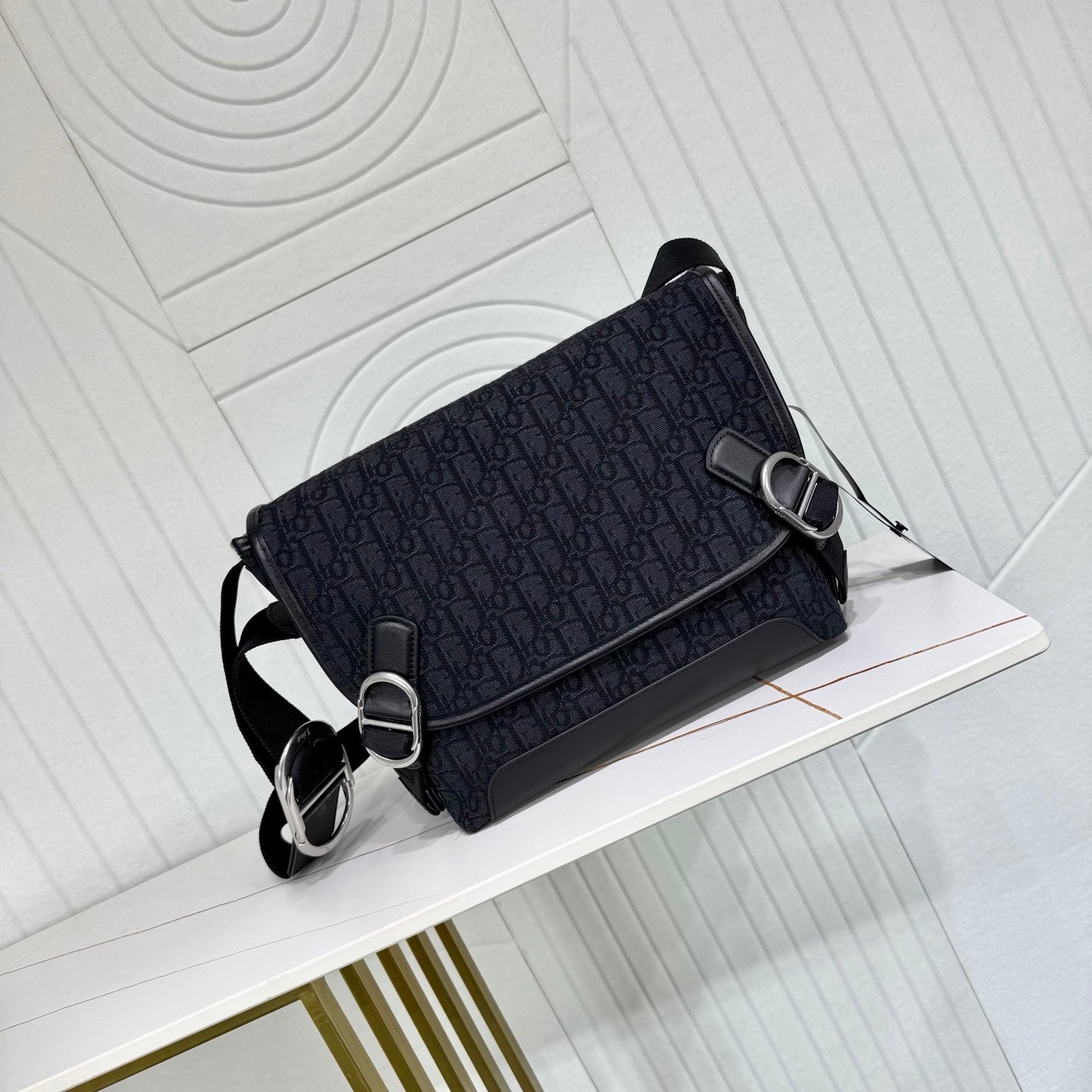 Dior Messenger Oblique compact – Noir