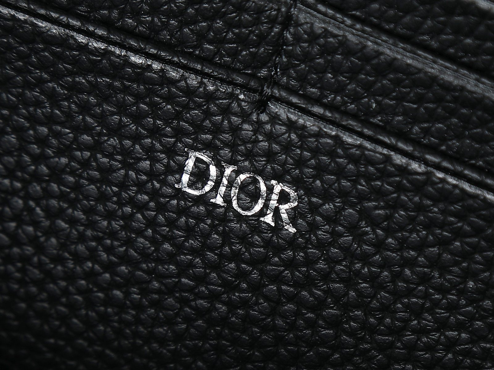 Dior Pochette jacquard compacte – Noir