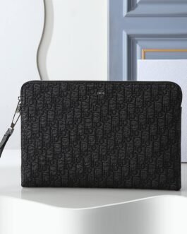 Dior Pochette jacquard – Noir