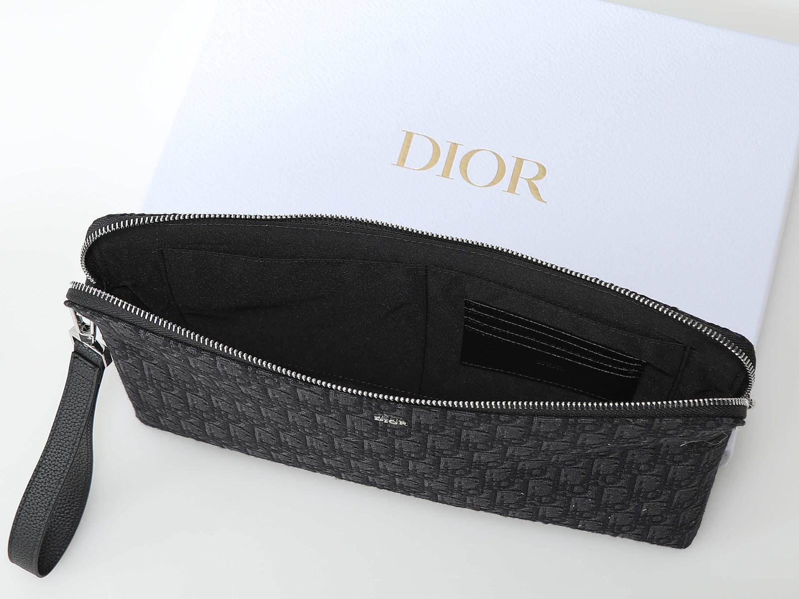 Dior Pochette jacquard – Noir