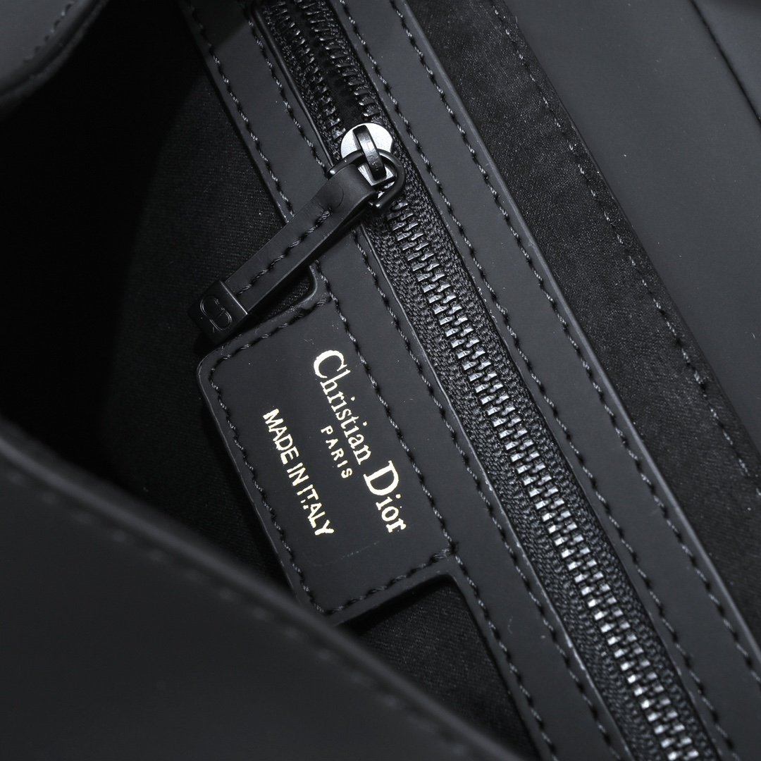 Dior Saddle cuir – Noir – sangle large