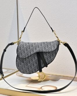 Dior Saddle Oblique – Gris