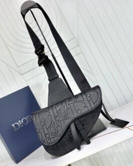 Dior Saddle Sling Bag – Noir