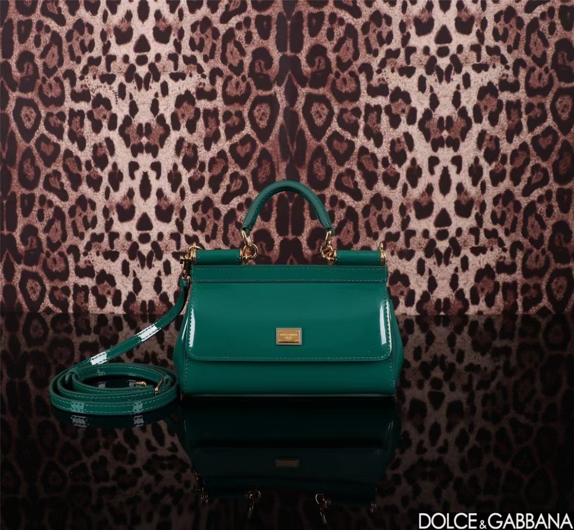 Dolce & Gabbana Sicily Mini – Vert – plaque dorée