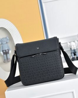 Hermès Sacoche H tressée – Noir
