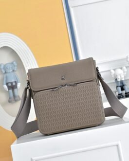 Hermès Sacoche H tressée – Taupe