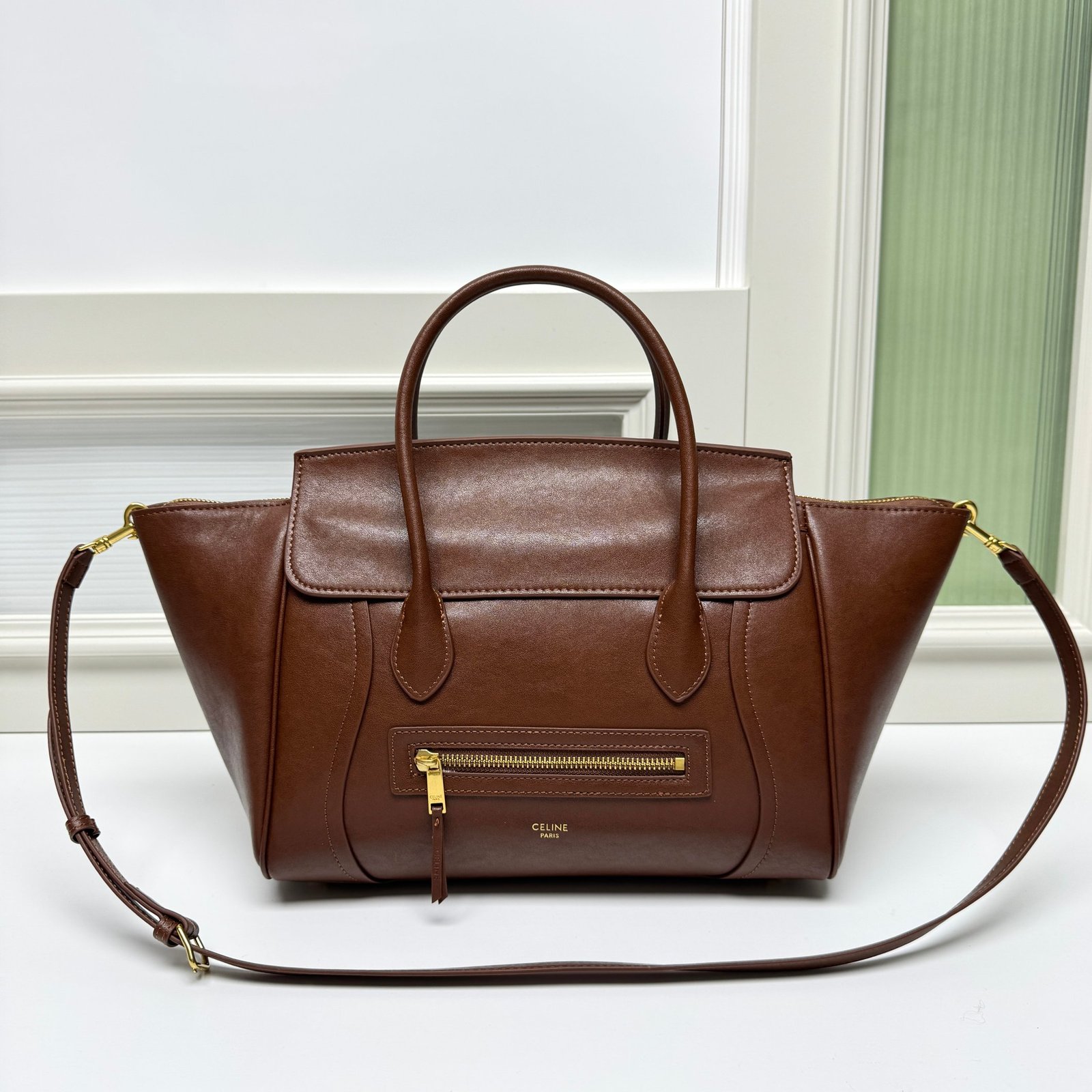 CELINE Luggage Marron