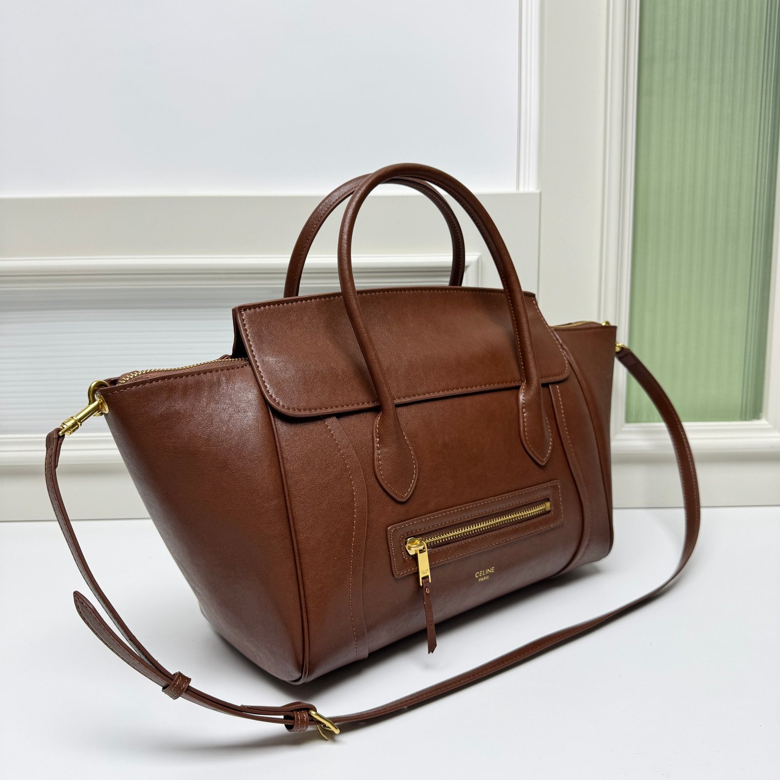 CELINE Luggage Marron
