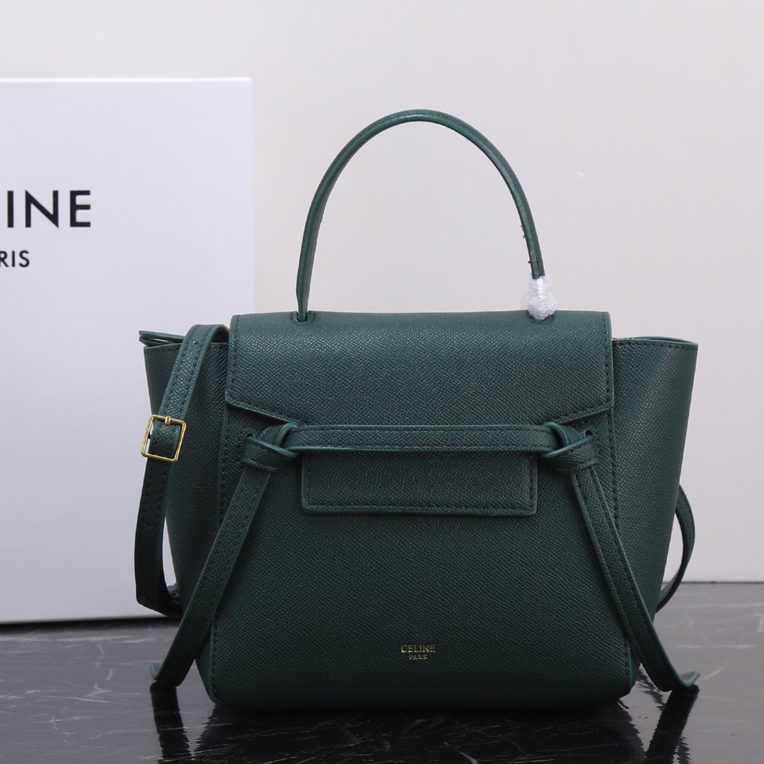 CELINE Luggage Turquoise