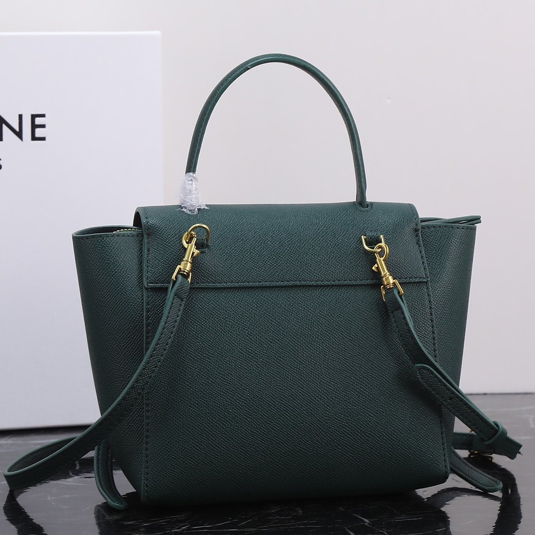 CELINE Luggage Turquoise