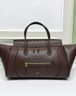 CELINE Mini Ava Triomphe Bordeaux