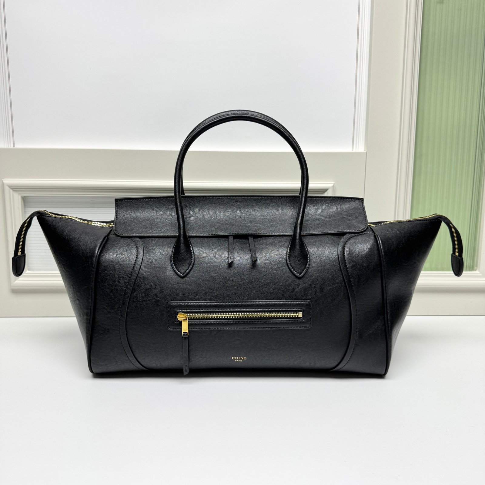 CELINE Mini Ava Triomphe Noir