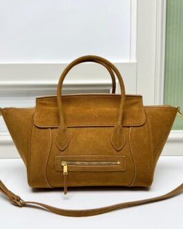 CELINE Seau Cuir Triomphe Marron