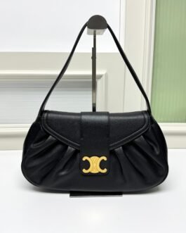 CELINE Triomphe Épaule Noir