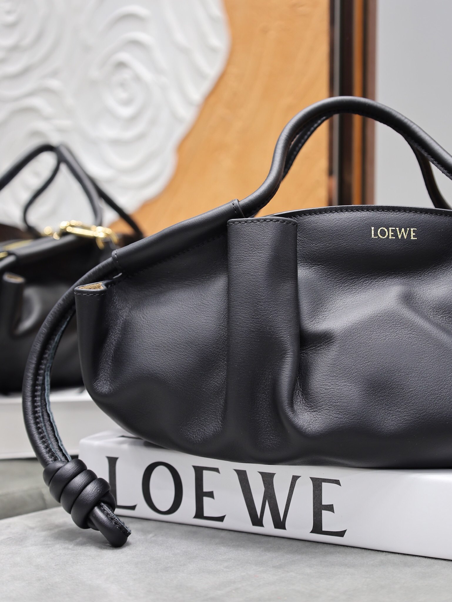 Loewe Anagram Shoulder Bag Gris
