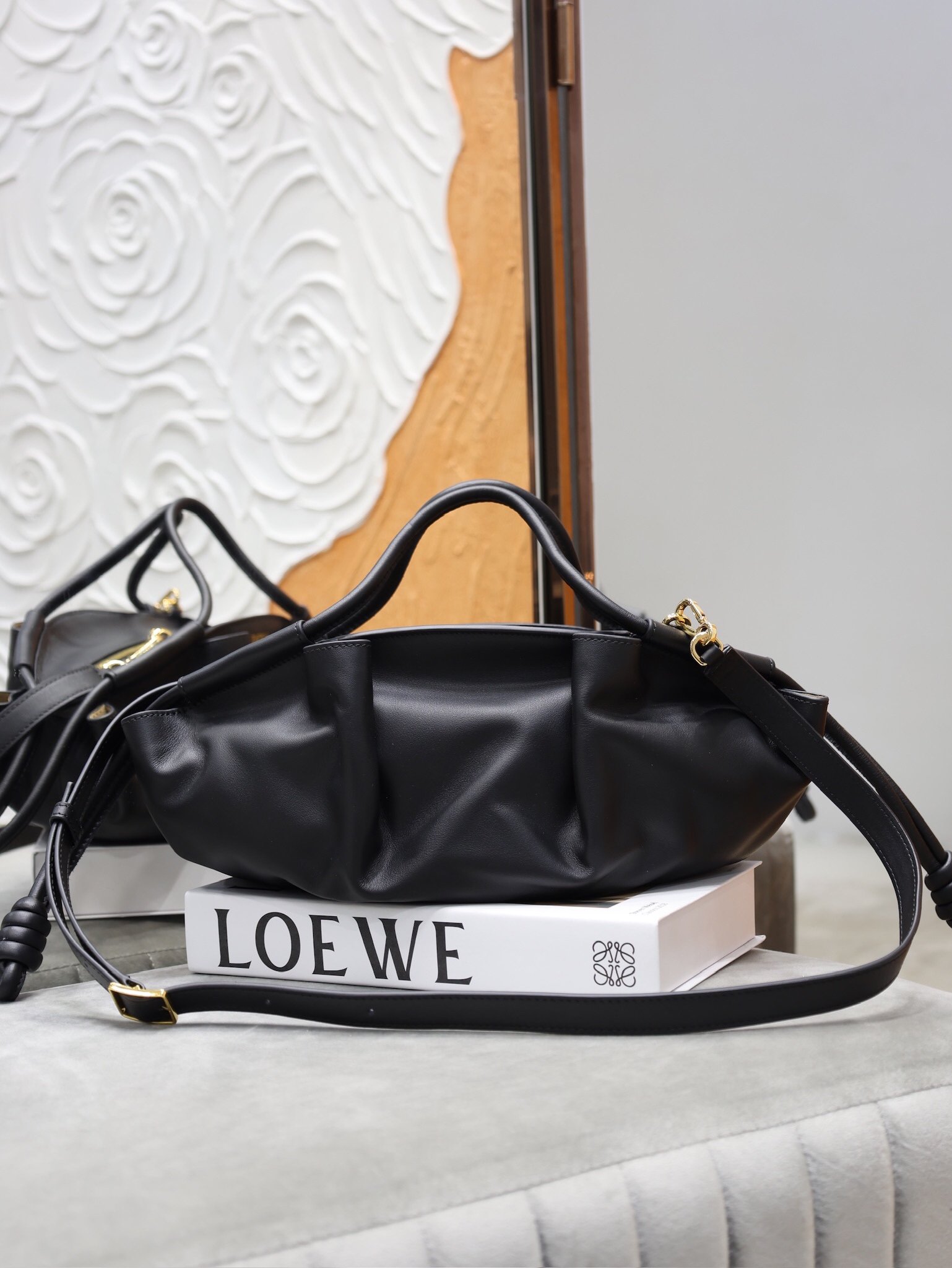Loewe Anagram Shoulder Bag Gris