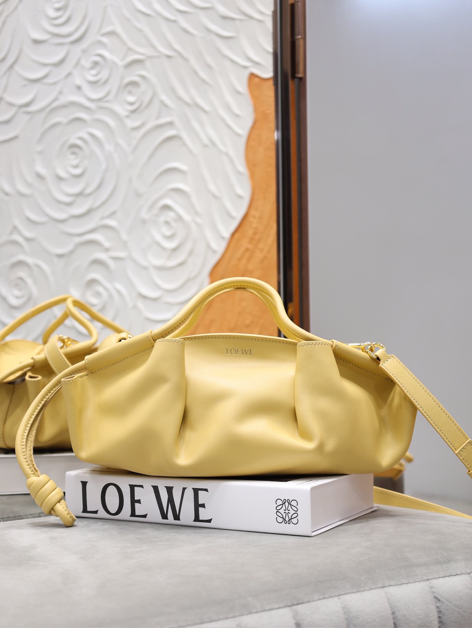 Loewe Mini Shopper Camel