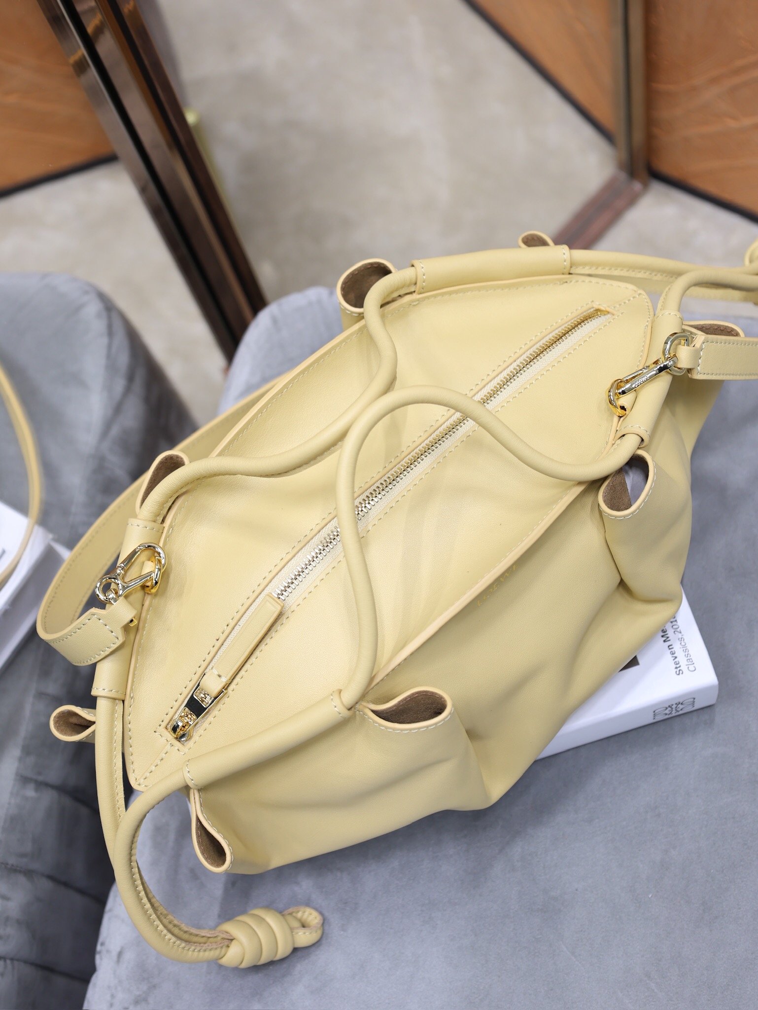 Loewe Mini Shopper Camel