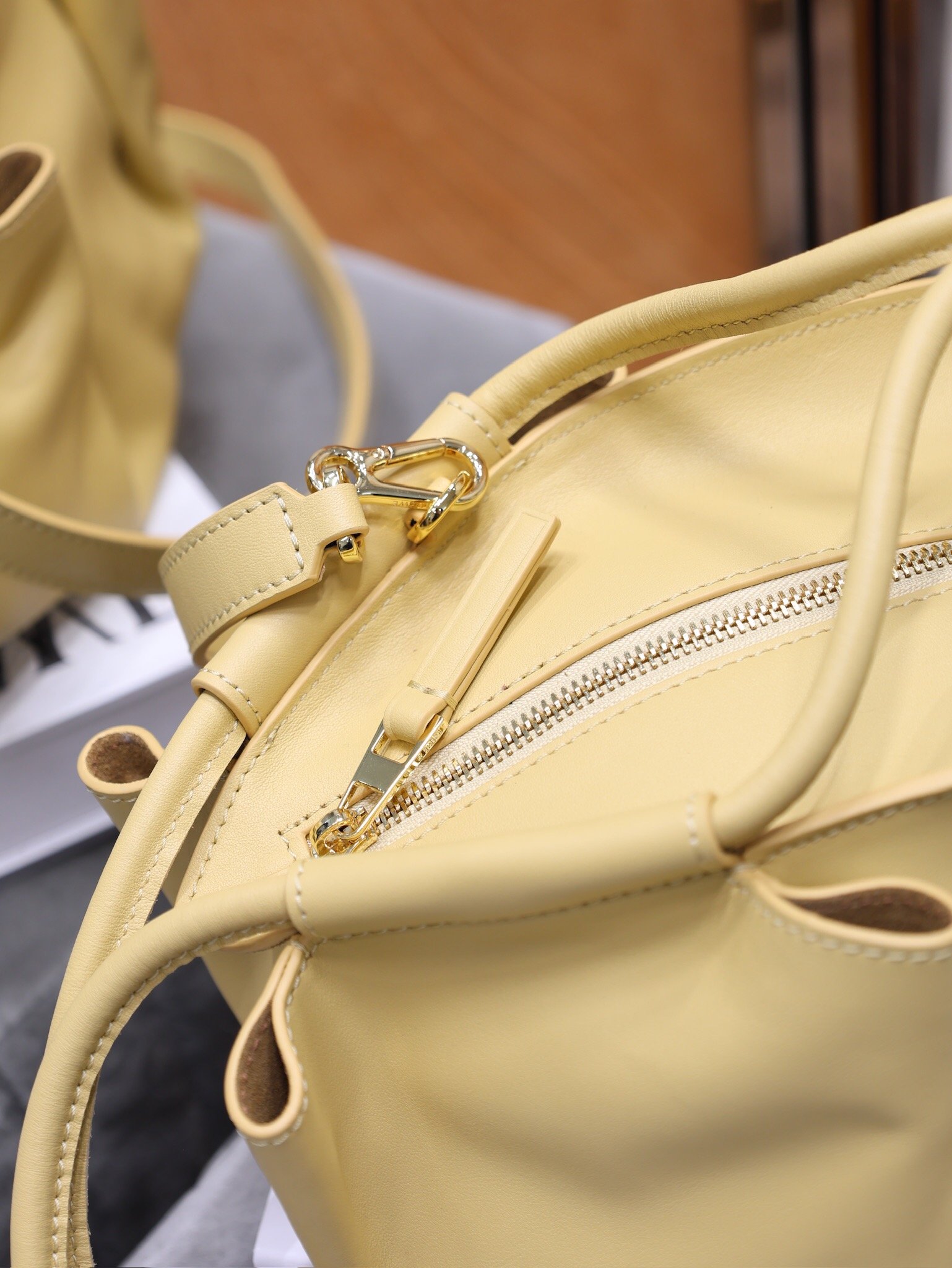 Loewe Mini Shopper Camel