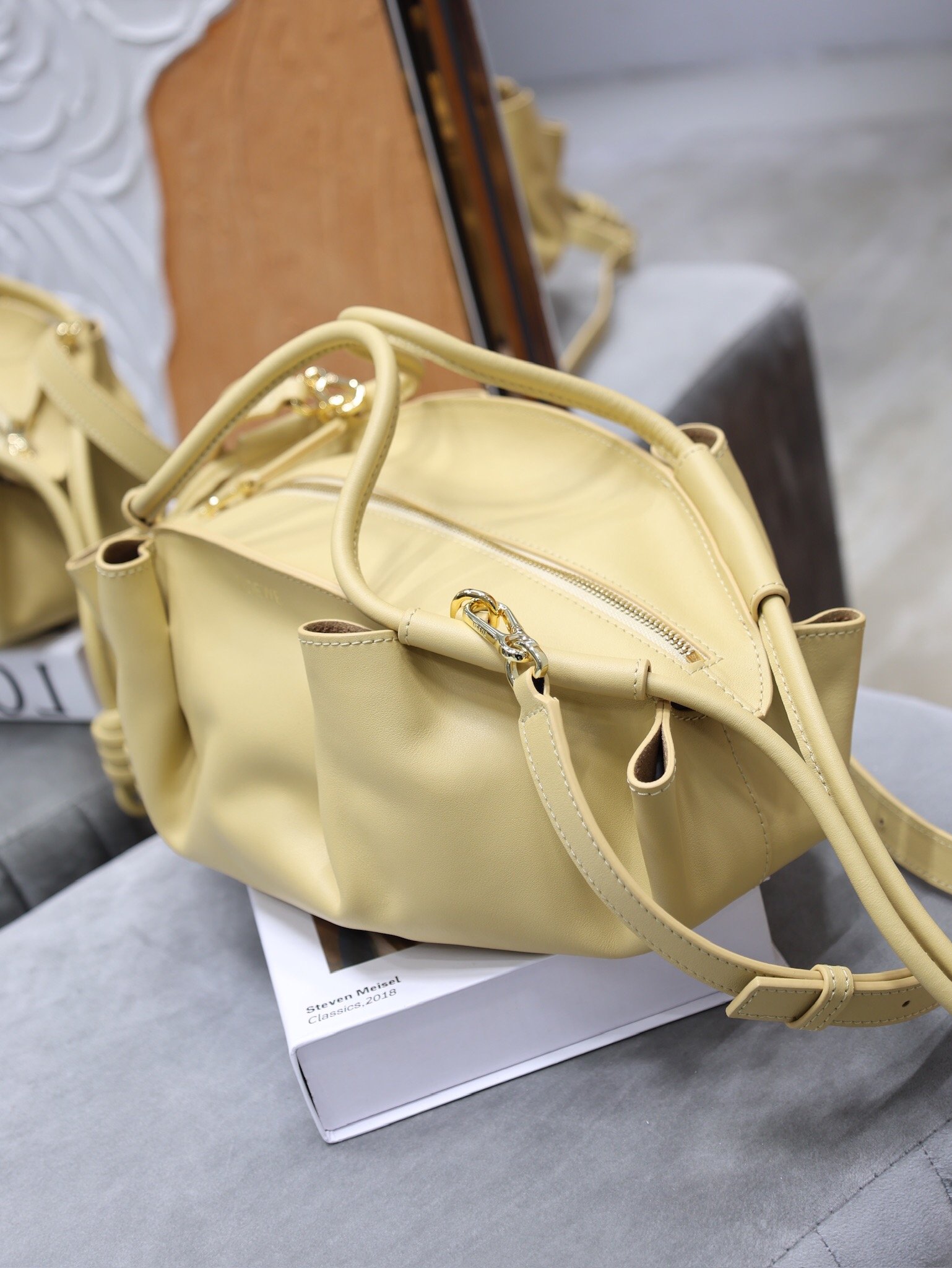 Loewe Mini Shopper Camel