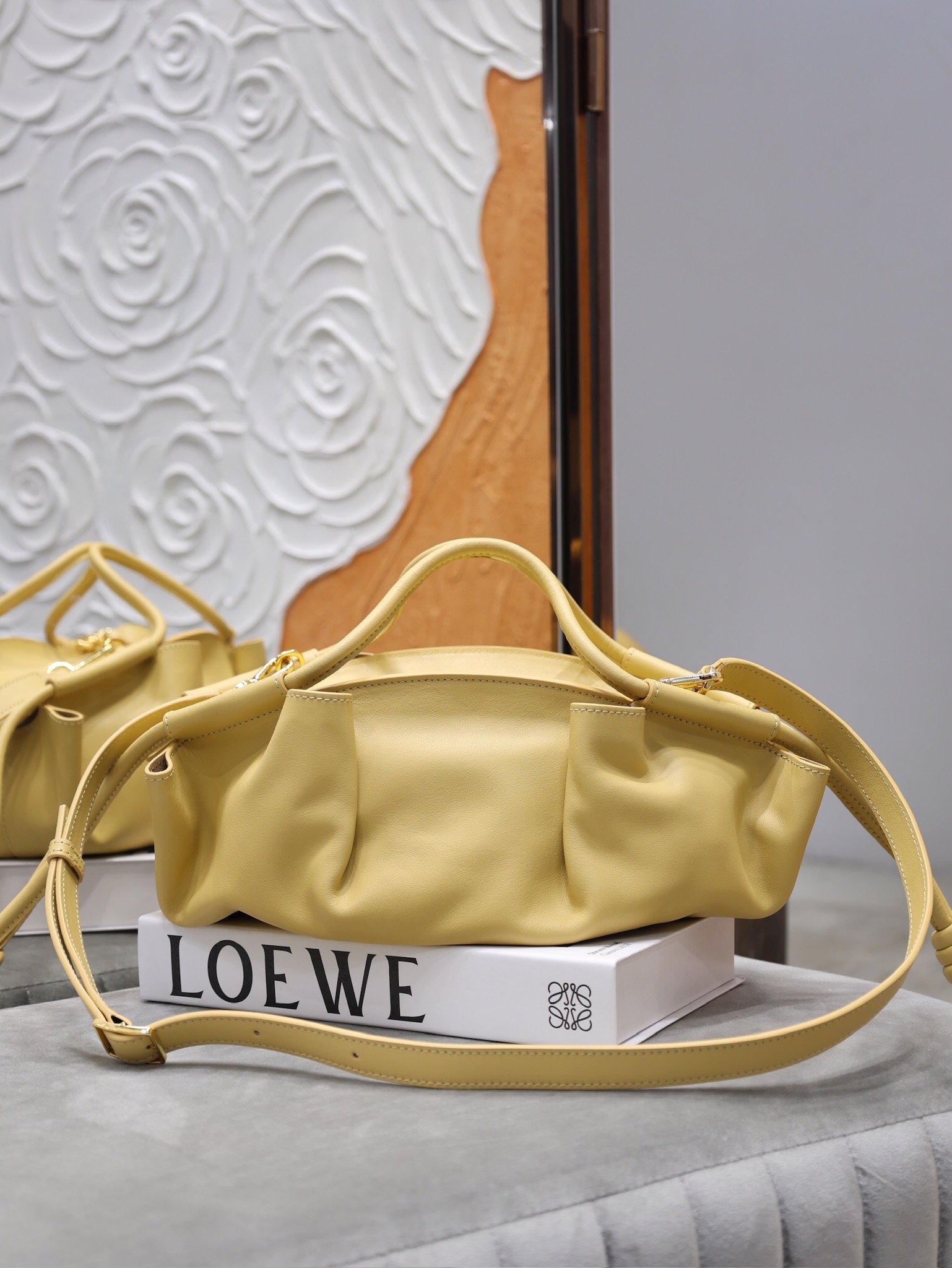 Loewe Mini Shopper Camel