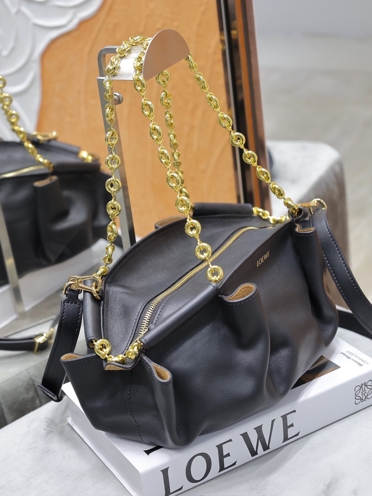 Loewe Mini Shopper Gris