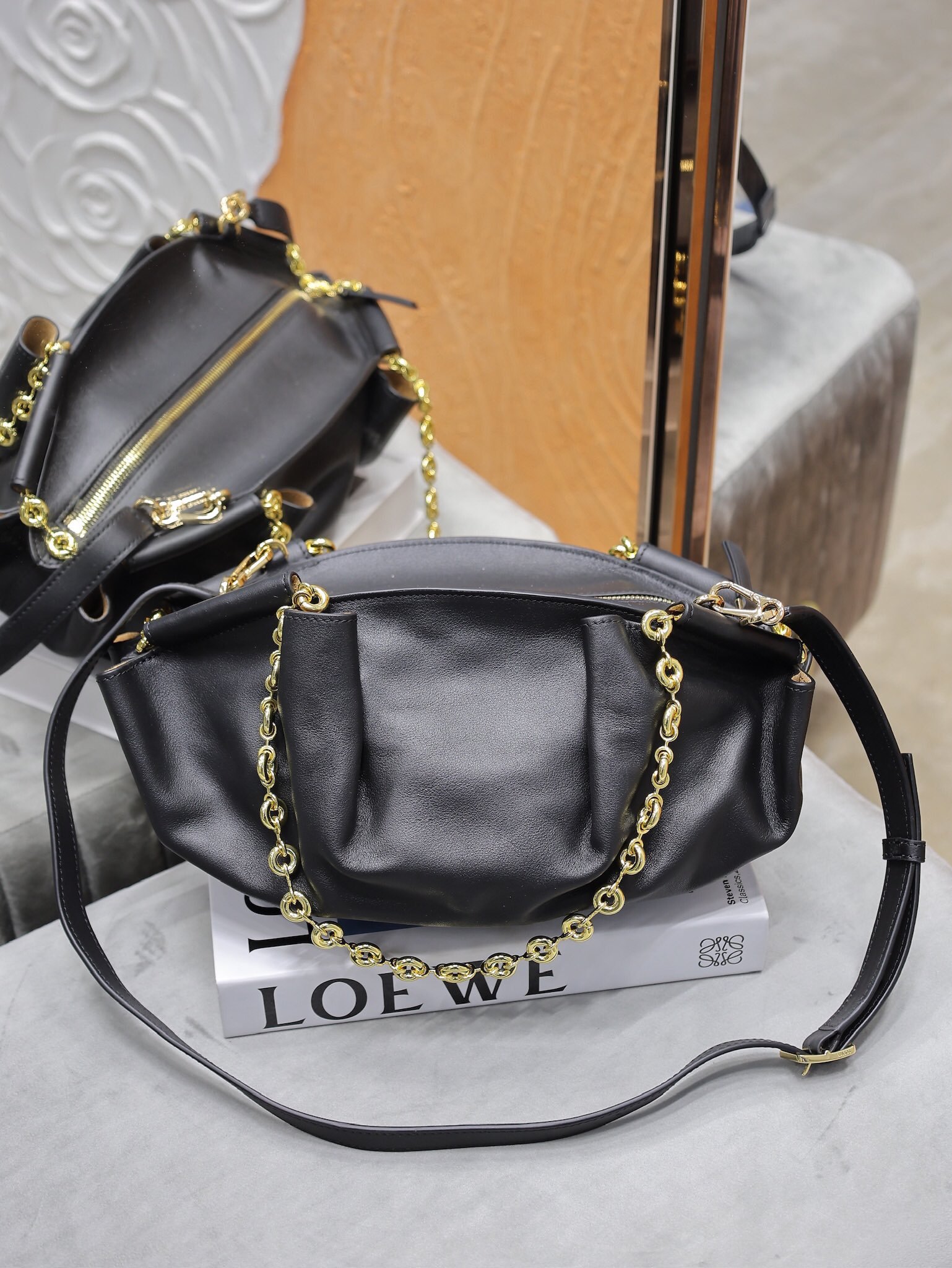 Loewe Mini Shopper Gris