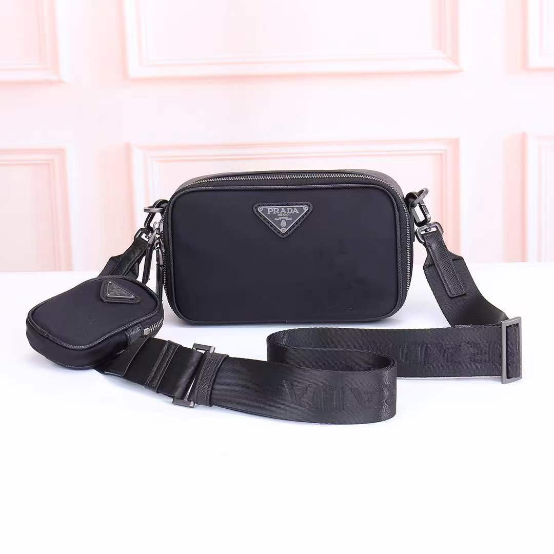 Prada Re-Nylon Camera Bag Violet