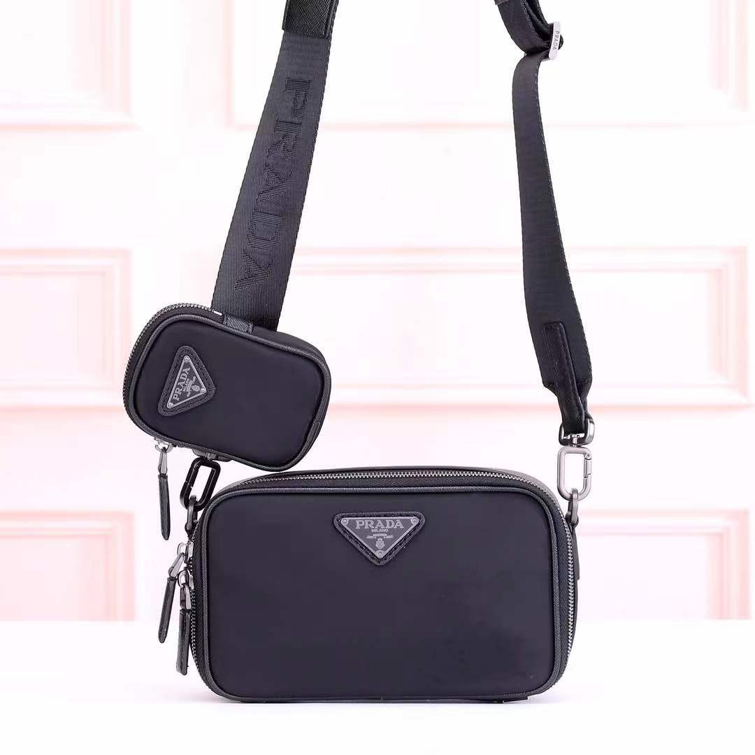 Prada Re-Nylon Camera Bag Violet