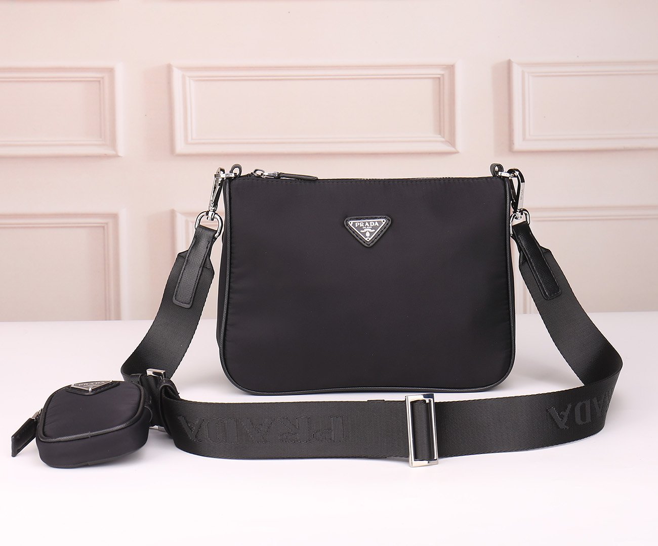 Prada Re-Nylon Shoulder Bag Noir