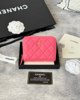 Chanel Portefeuille zippé matelassé