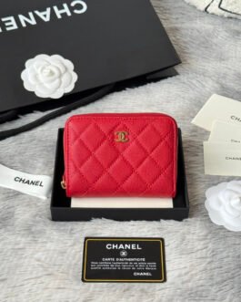 Chanel Portefeuille zippé matelassé