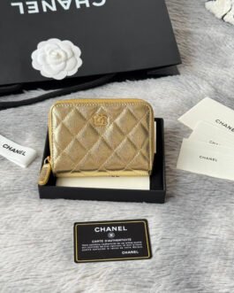 Chanel Portefeuille zippé matelassé