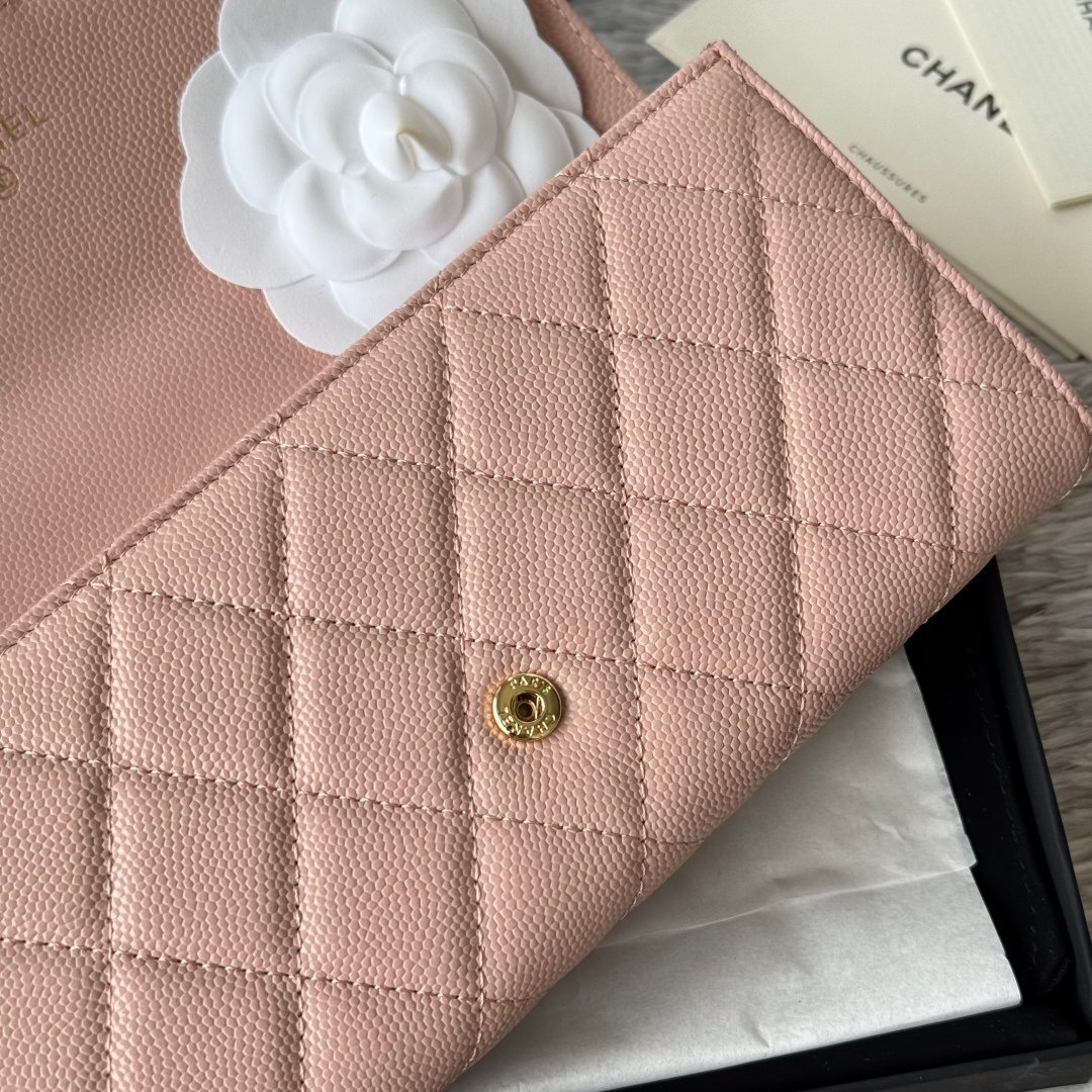 Chanel Portefeuille matelassé à rabat