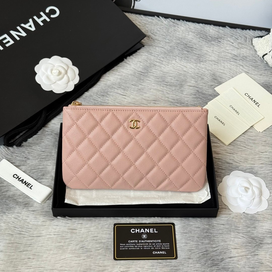 Chanel Portefeuille zippé matelassé