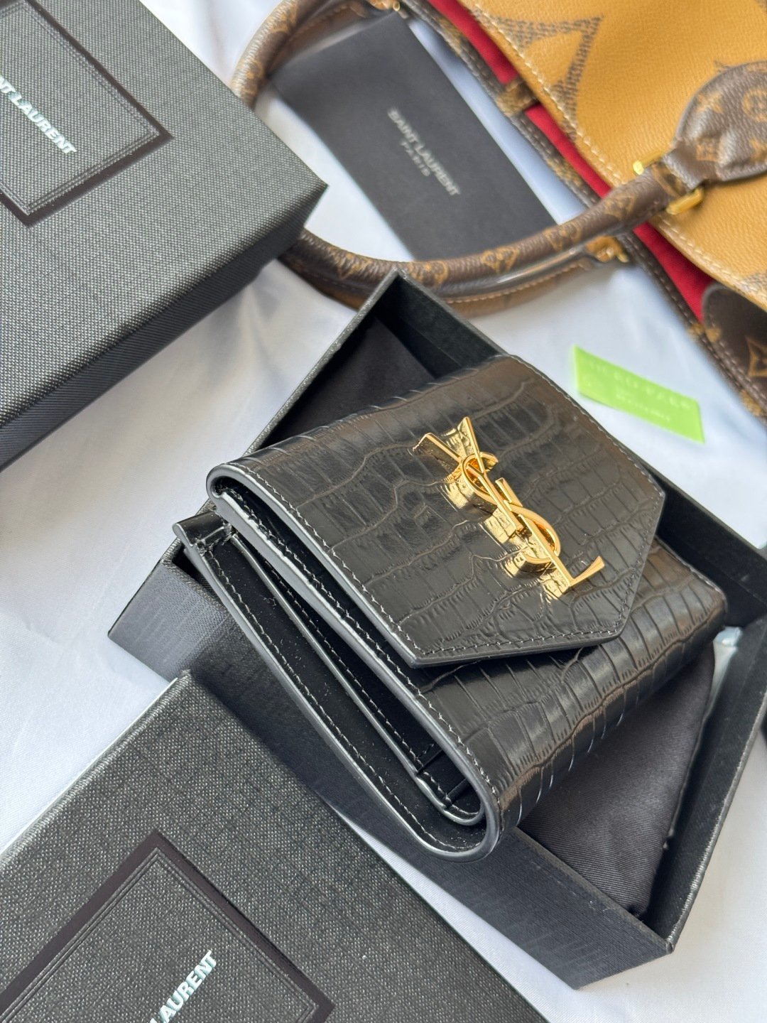 Saint Laurent Portefeuille à chaîne