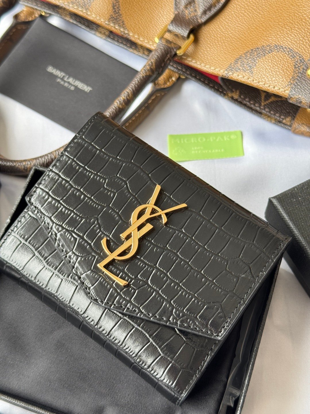 Saint Laurent Portefeuille à chaîne
