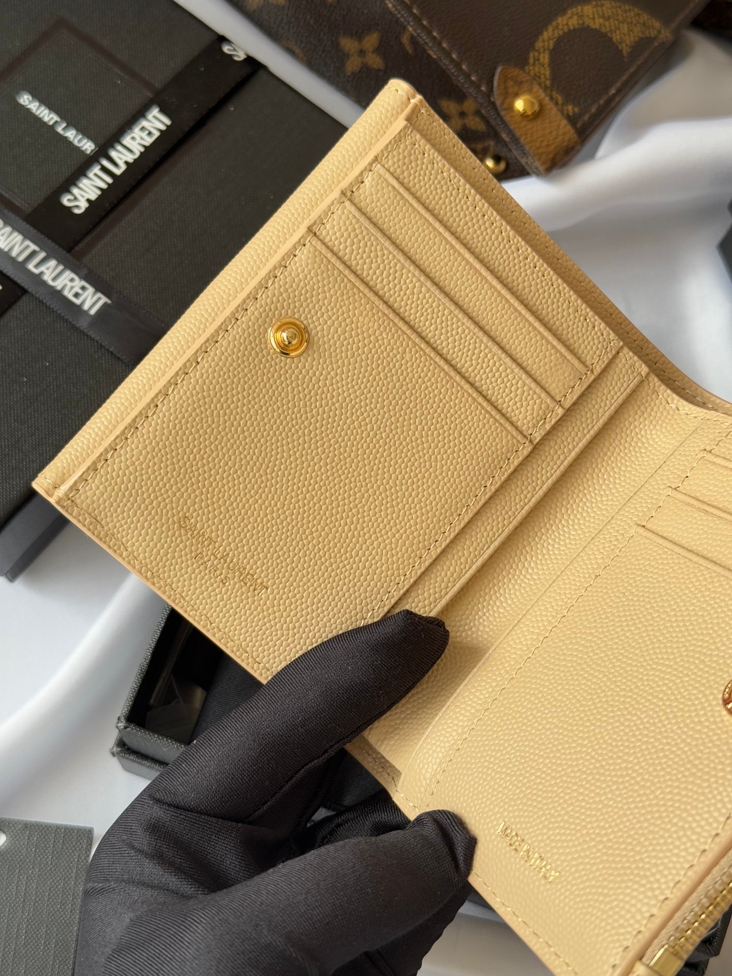 Saint Laurent Portefeuille à chaîne